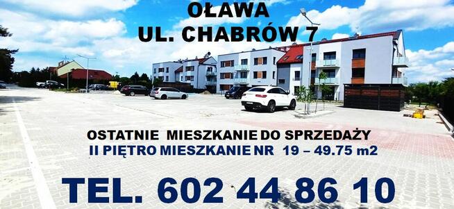 Mieszkanie Oława 3 pokoje-II piętro-49.75 m2-balkon-winda