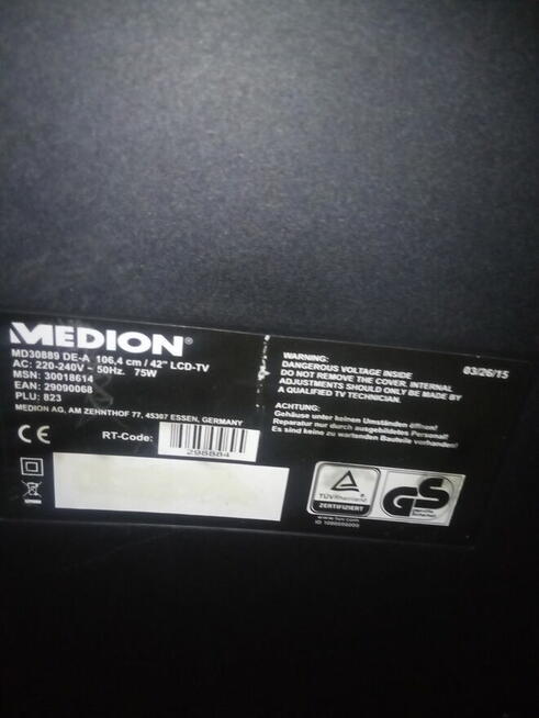 Telewizor Mediom w bdb stanie 300