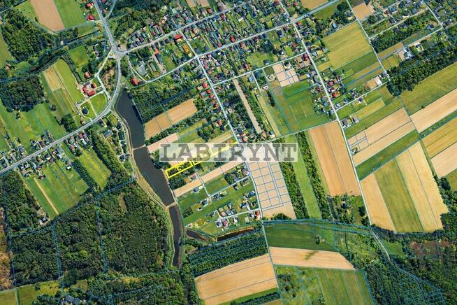 Działka budowlana 1271m2, przy stawach, Grodzisko