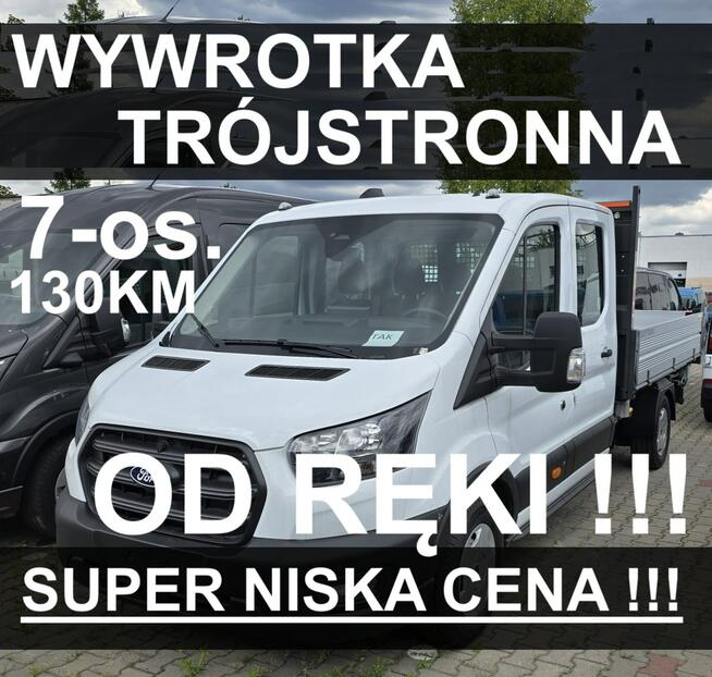 Ford Transit Wywrotka 3-stronna 2800 x 2200 7-osob. Super Cena od ręk i!!