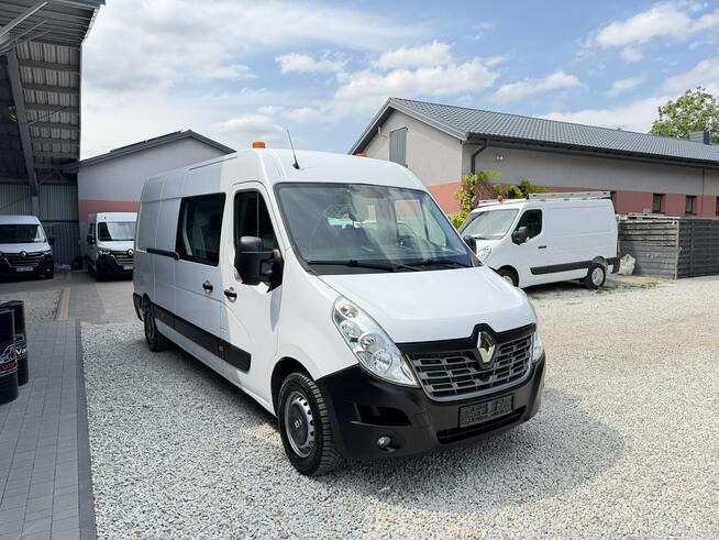 Renault Master max L3H2 7 osobowy brygadówka doka 145KM pełna opcja