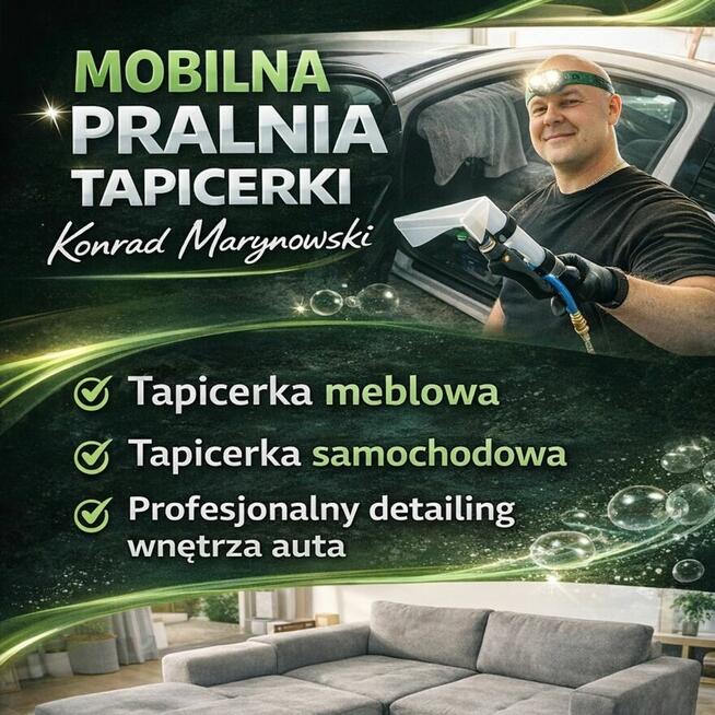 Mobilna pralnia tapicerki meblowej i samochodowej