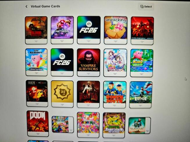 Konto z grami Nintendo Switch 2