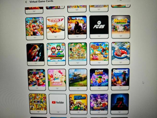 Konto z grami Nintendo Switch 2