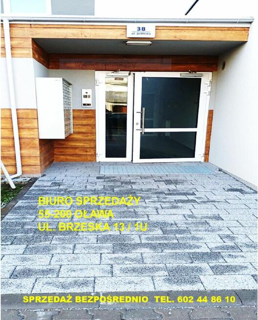 Mieszkanie Oława 3 pokoje-I piętro-54,13m2-balkon-winda