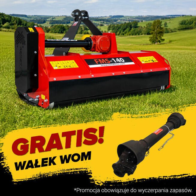 KOSIARKA BIJAKOWA FMS-140+WAŁEK