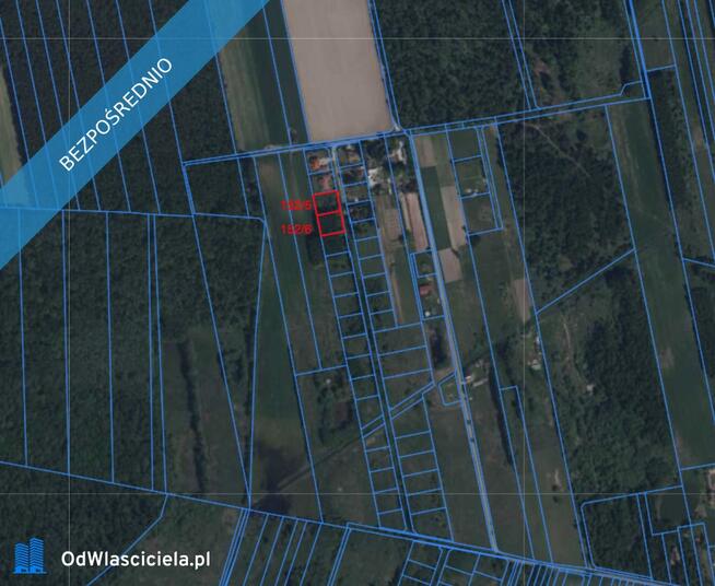 Działka Krze Duże 1139 m2 - w MPZP na cele zabudowy mieszkaniowej