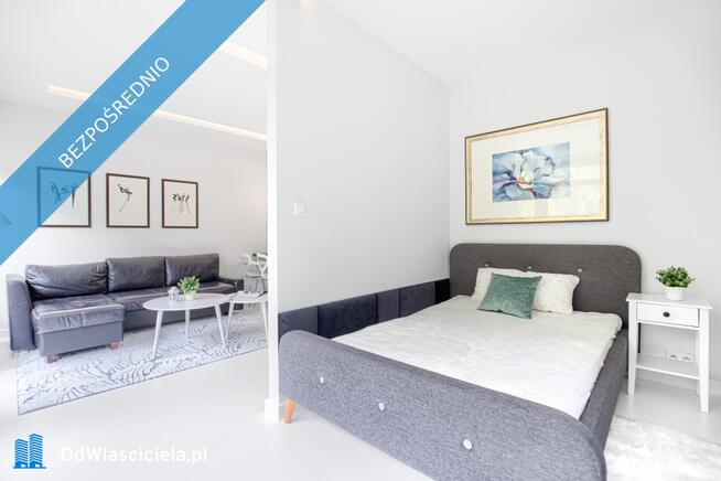 Nowoczesne studio z klimatyzacją (40 mkw) | 19. Dzielnica | Widok na zielone patio
