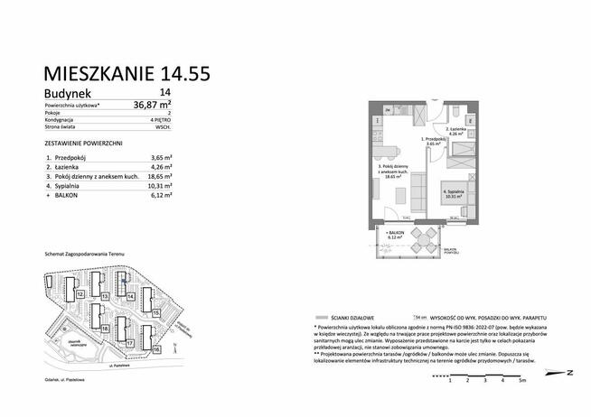 Mieszkanie Gdańsk Łostowice, Pastelowa