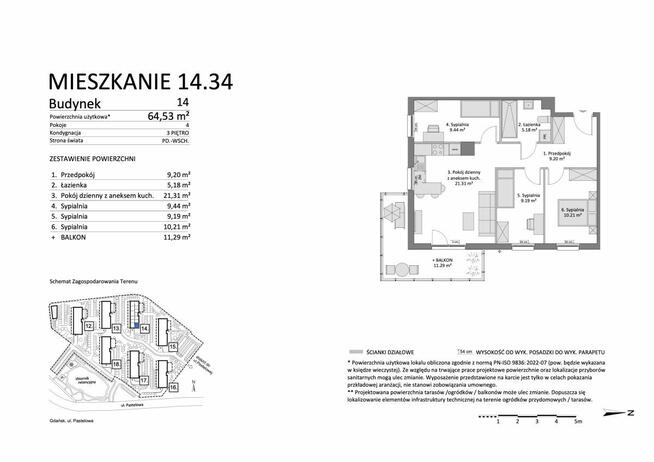 Mieszkanie Gdańsk Łostowice, Pastelowa