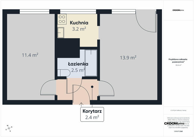 Świetna lokalizacja! 2 pokoje z balkonem | Radom ul. Kusocińskiego 7a