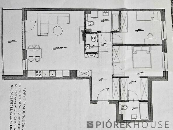 3-pokojowe mieszkanie w Wilanowie