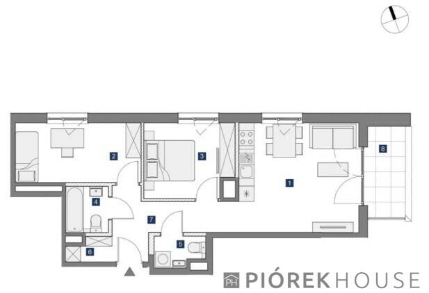 3-pokojowe mieszkanie na Ursynowie