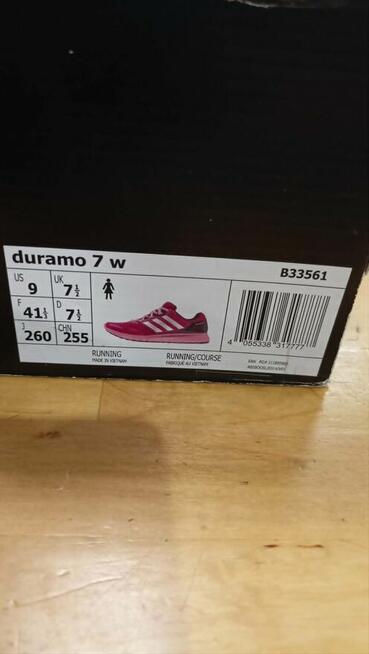 Buty damskie do biegania Adidas Duramo 7 women 41 1/3 st.bdb
