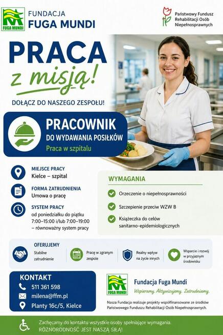 Osoba do wydawania posiłków