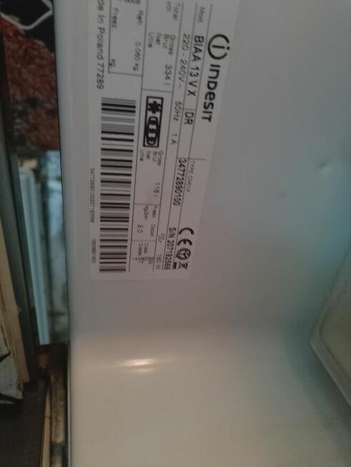 Lodówka Indesit BIAA 13 VX Srebrna