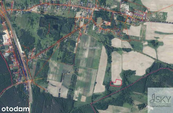 Grunt rolny 1,1402 ha/ 3 działki/ Grabowno Wielkie