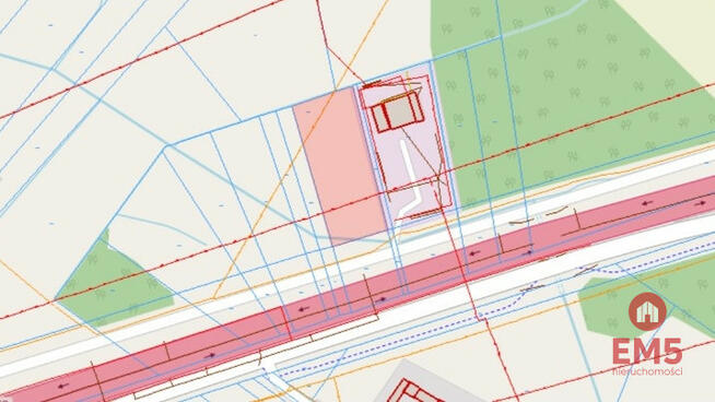Działka usługowa Rzędziany gm. Tykocin,