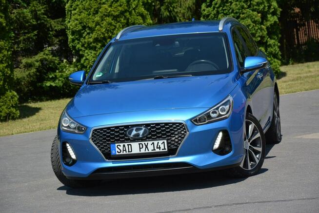 Hyundai i30 Ful Led Navi Kamera Radar ACC pół-Skóry Asyst. pasa BLIS Aso do końca