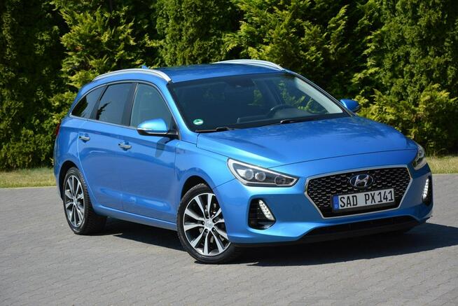 Hyundai i30 Ful Led Navi Kamera Radar ACC pół-Skóry Asyst. pasa BLIS Aso do końca
