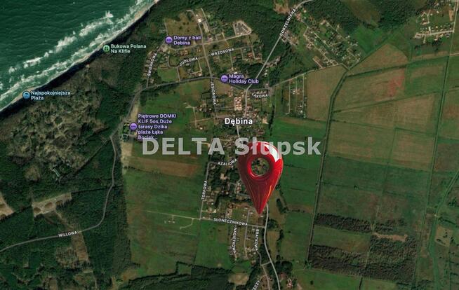 Działka inwestycyjna Dębina gm. Ustka