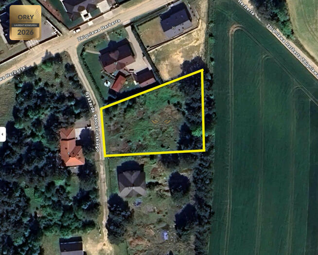 Działka inwestycyjna Gowino gm. Wejherowo, Ryszarda Kapuścińskiego