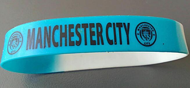 MANCHESTER CITY Opaska silikonowa Gadżet kibica Oryginalna