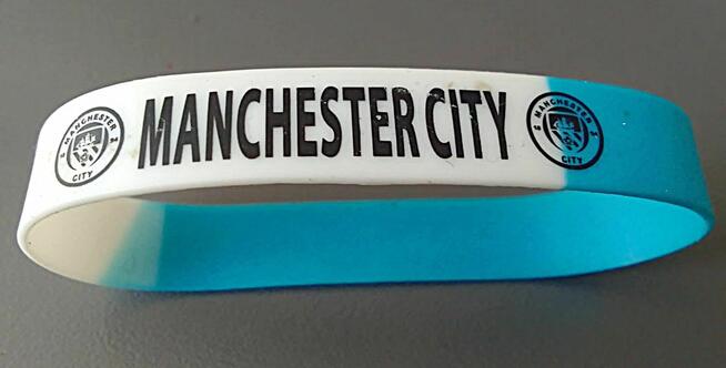 MANCHESTER CITY Opaska silikonowa Gadżet kibica Oryginalna