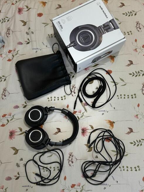 Słuchawki Audio-Technica ATH M50X z gwarancją i fakturą.