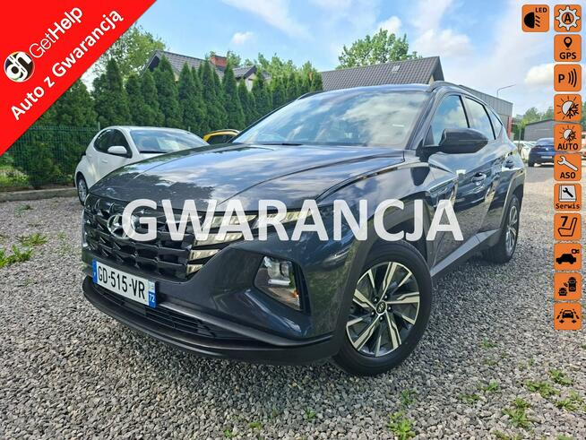 Hyundai Tucson 1.6T-GDI Hybryda 130 tyś km PDC Kamera Navi B. Ładny