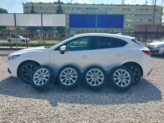 Mazda 3 SALON PL. pierwszy wł. BIAŁA PERŁA Ksenony Kamera Alu18