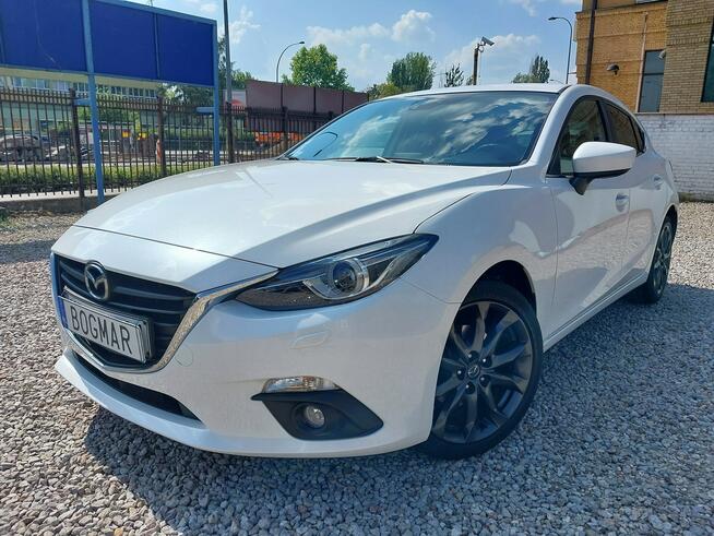 Mazda 3 SALON PL. pierwszy wł. BIAŁA PERŁA Ksenony Kamera Alu18