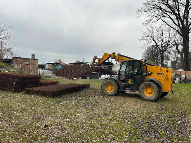 wynajem ładowarki Teleskop Zasypywanie Fundamentów Trzebnica