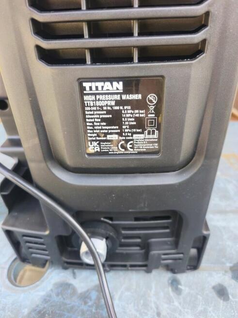 Myjka ciśnieniowa samo urządzenie bez akcesorii titan