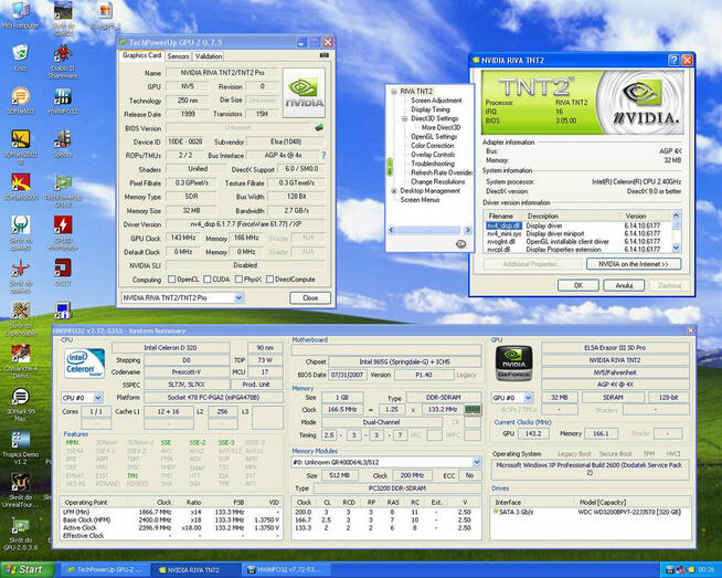 ELSA ERAZOR III PRO A32 RIVA TNT2 PRO 32MB SDR 128bit DSUB A