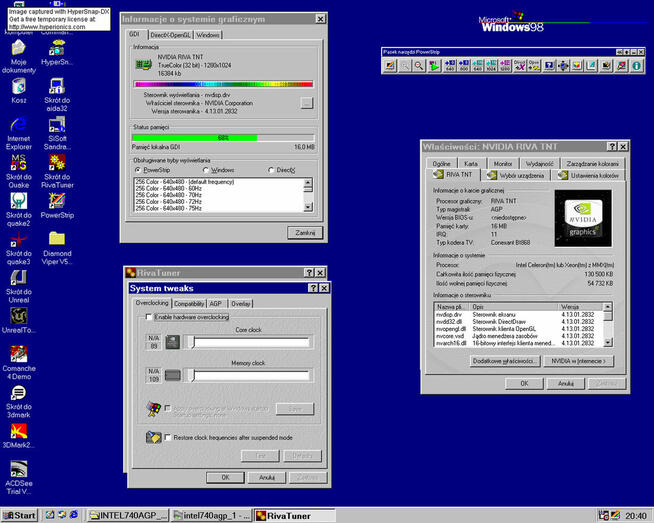 Diamond Viper V550 TNT NV4 16MB 128bit SDRAM D-SUB AGPx2 ret