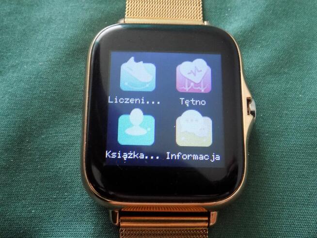 ZŁOTY SMARTWATCH