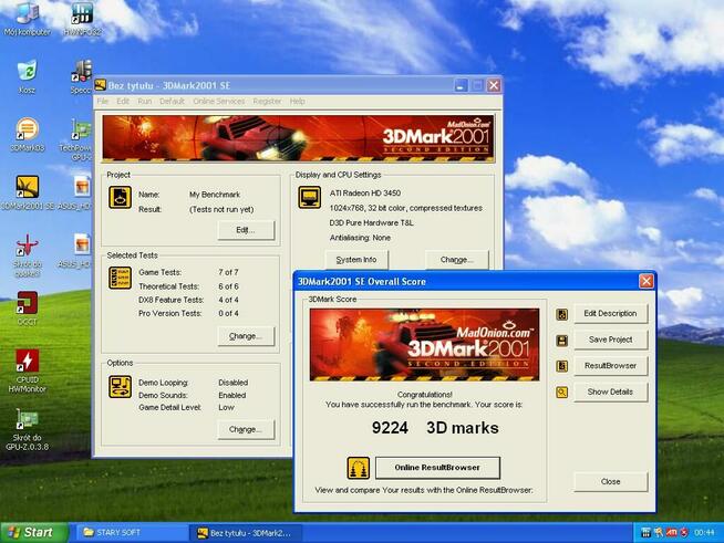 ASUS ATI Radeon HD3450 512MB 64bit DDR2 DSUB DVI HDMI AGPx8