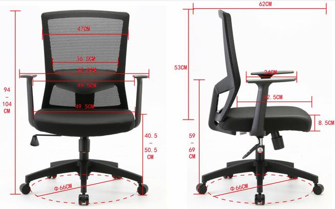 Nowy fotel ergonomiczny Czarny