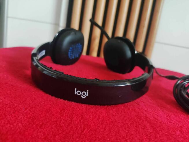 Słuchawki z Mikrofonem USB Logitech H540 nauszne przewodowe