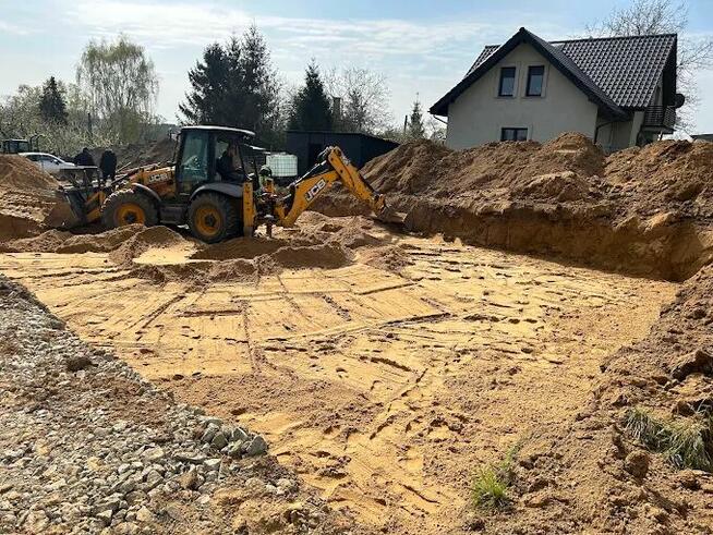 wynajem ładowarki Teleskop Zasypywanie Fundamentów Trzebnica