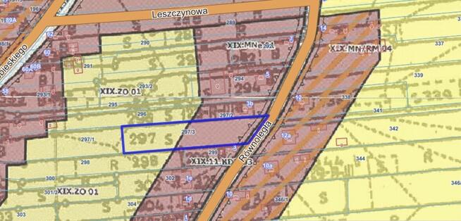 DZIAŁKA BUDOWLANO-ROLNA 2300 m² – NIEZNANICE, UL. RÓWNOLE