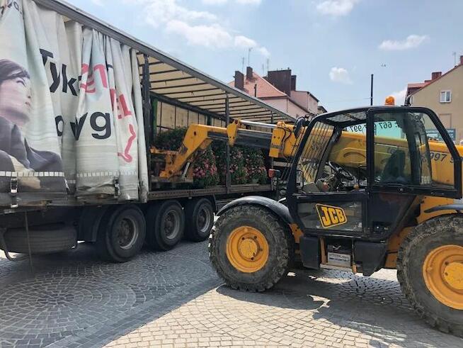 wynajem ładowarki Teleskop Zasypywanie Fundamentów Trzebnica