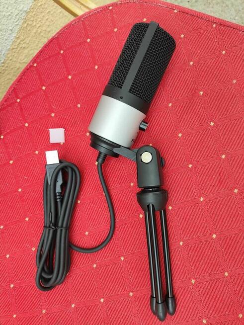 Mikrofon Pojemnościowy USB do Komputera PC Laptopa Mac PS4