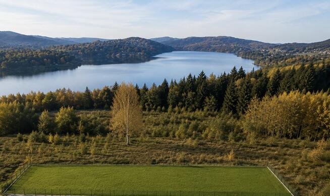 Działka z panoramicznym widokiem na Jezioro Mucharskie