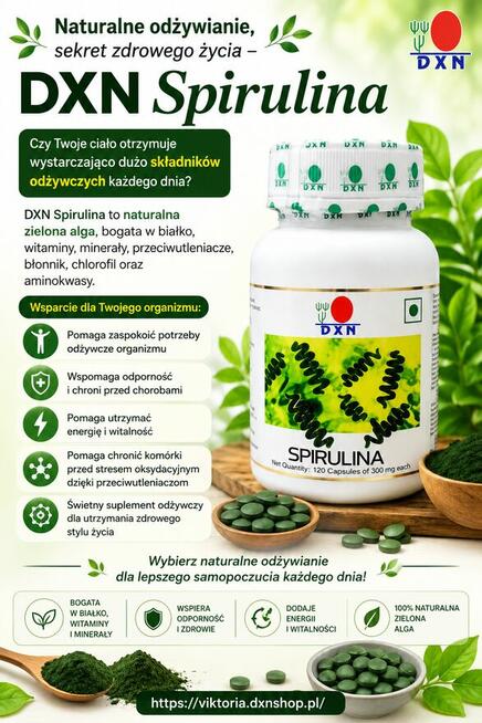 SPIRULINA – ZIELONE ZŁOTO NATURY !!!
