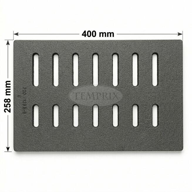 Ruszt żeliwny 40x25,8 do kominka Uniflam