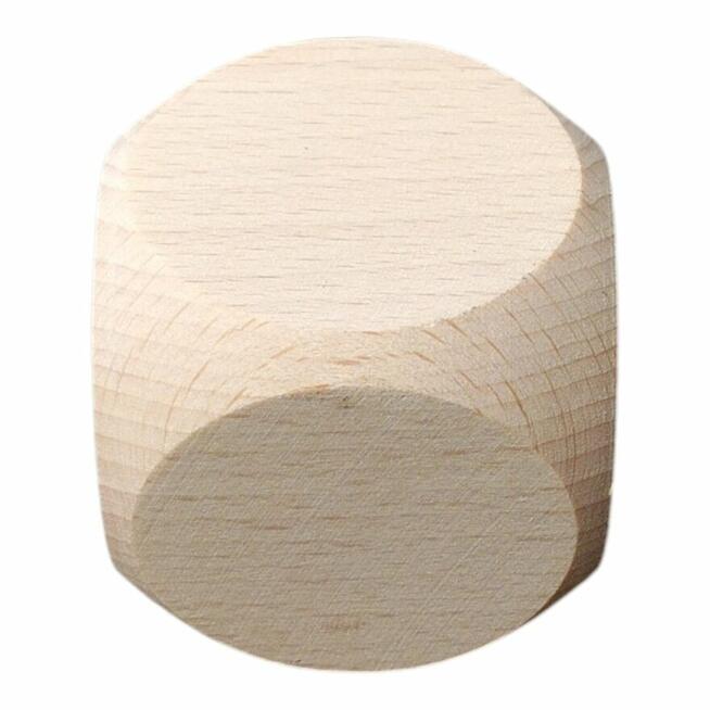 Kostka drewniana bukowa 40x40x40 mm – naturalne drewno, DIY,