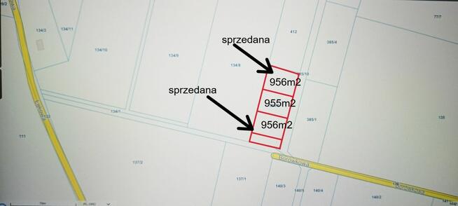 Działka budowlana Gowino gm. Wejherowo, Borówkowa