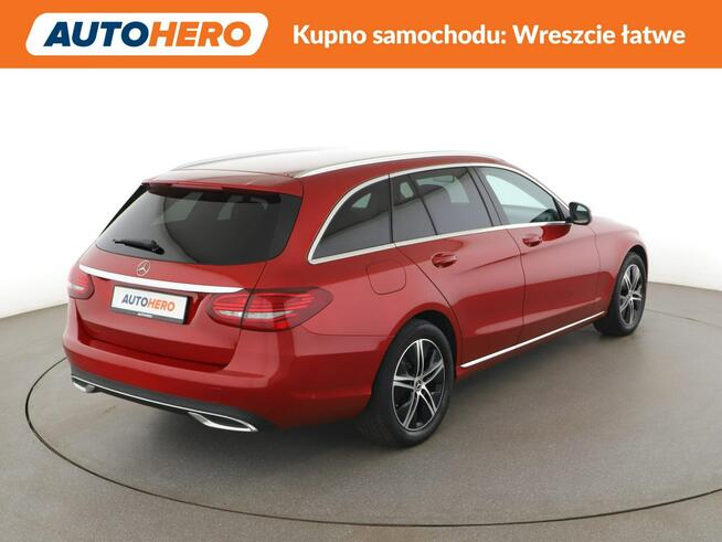 Mercedes C 200 mHEV automat full LED navi półskóra klima auto kamery grzane fotele